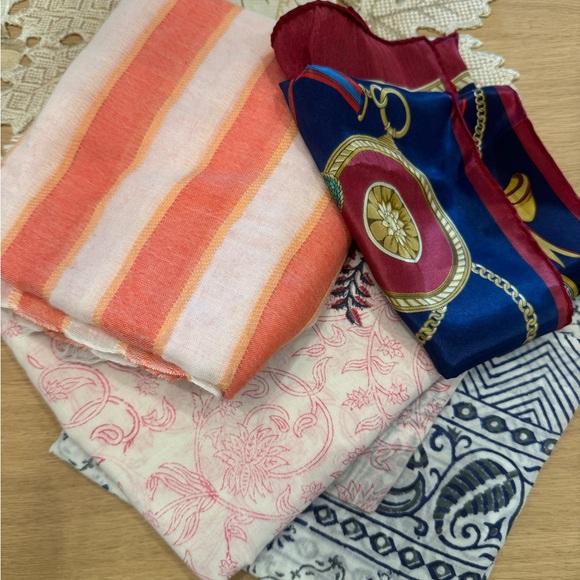 Colorful Patterned Scarves Set - Bundle - Picture 3 of 3